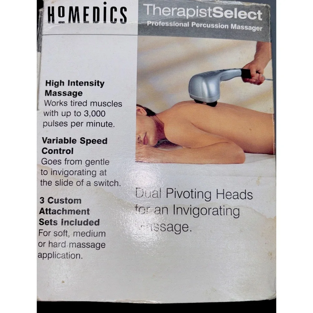 HoMedics PA-1 Professional Percussion Massager‎ Deep Tissue Back Muscle Relief